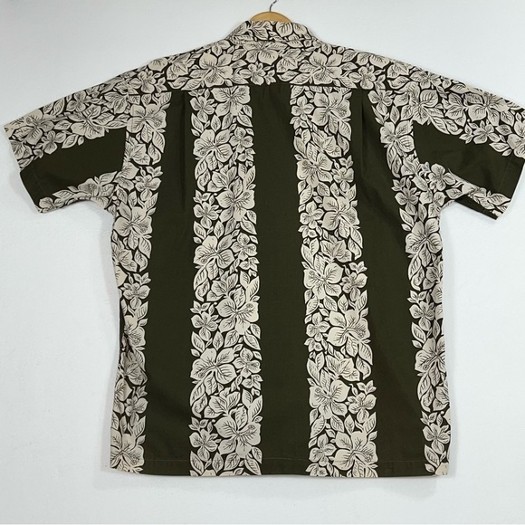 Tommy Hilfiger Hawaiian short sleeve Tiki floral size medium - Picture 12 of 13